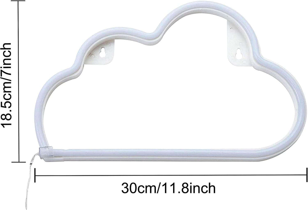 Cloud Neon Sign - Dreamy Bedroom Night Light