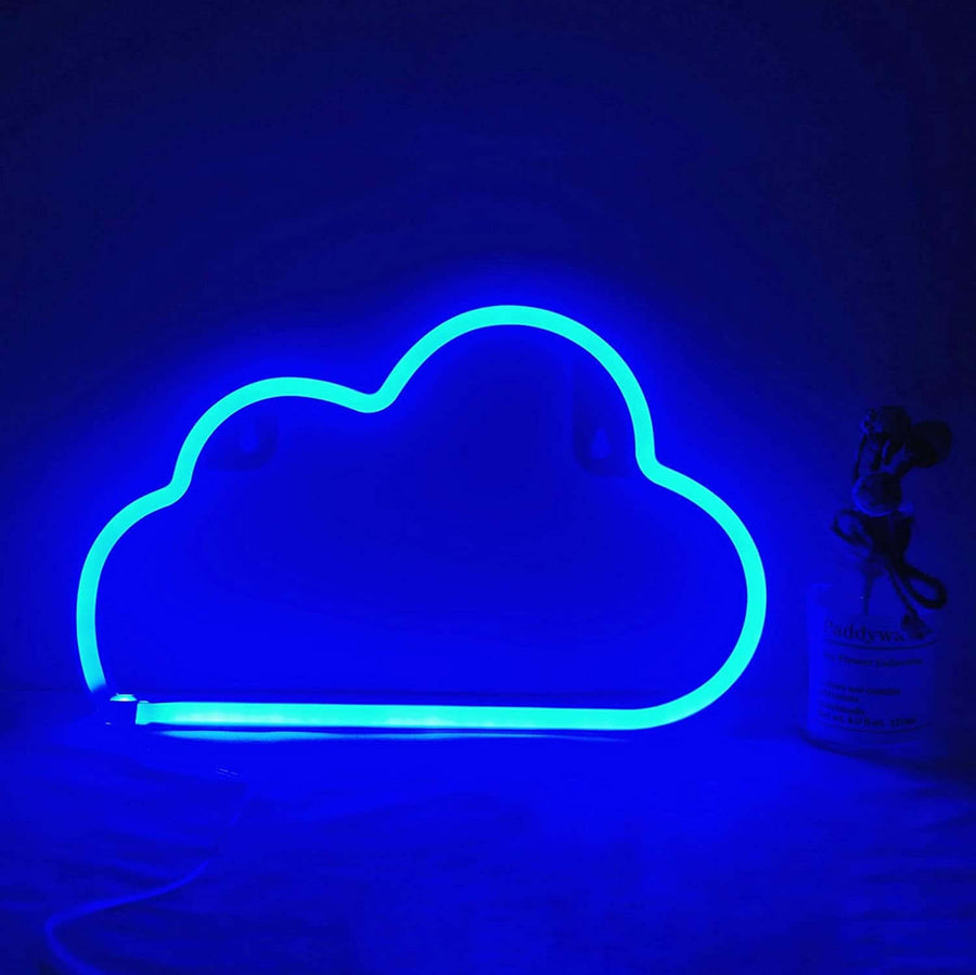 Cloud Neon Sign - Dreamy Bedroom Night Light