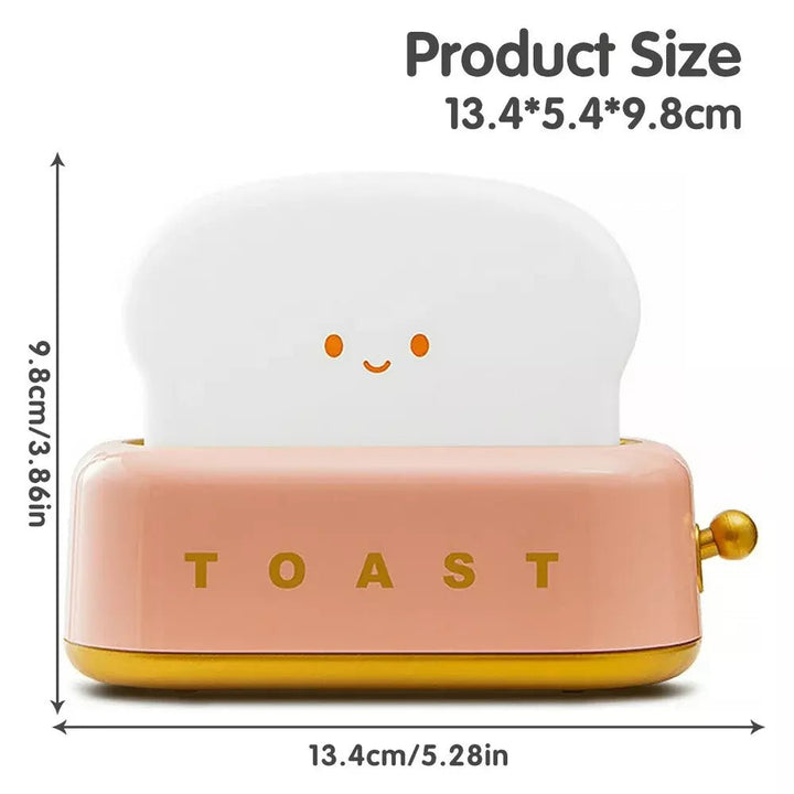 Cute Bread Night Light, Bedside Sleep or Reading Light