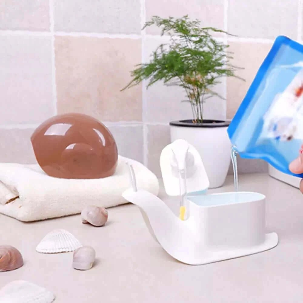 Cute Snail Soap Dispenser