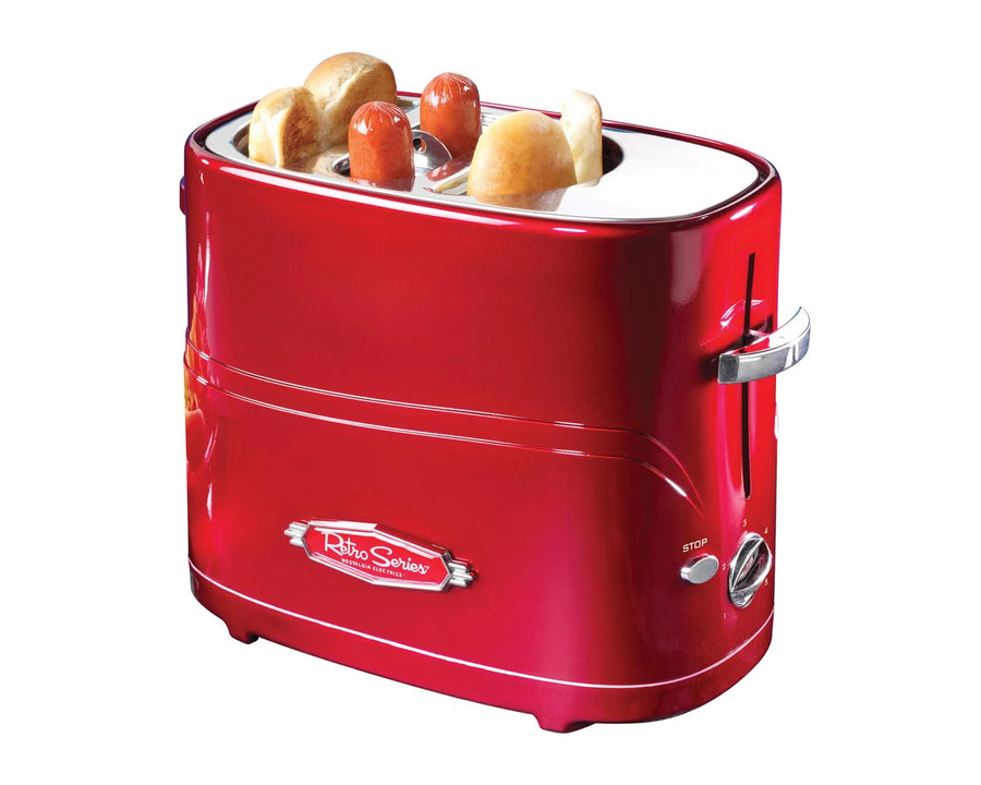 Pop Up Hot Dog Toaster - Red HDT-600 RETRO