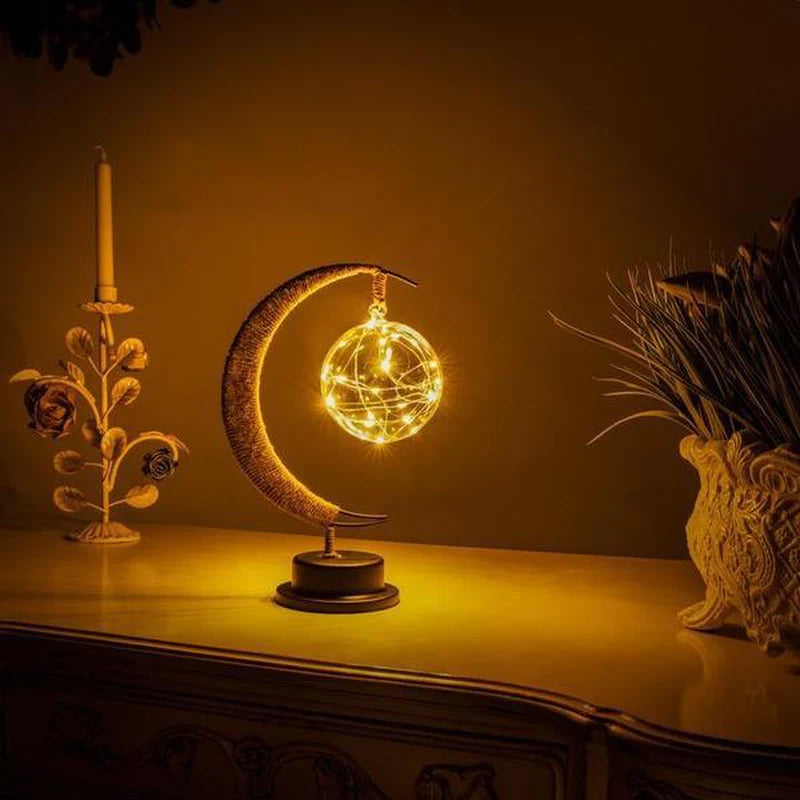 3D LED Moon Lamp Night Light: Bedside Lamp for Bedroom