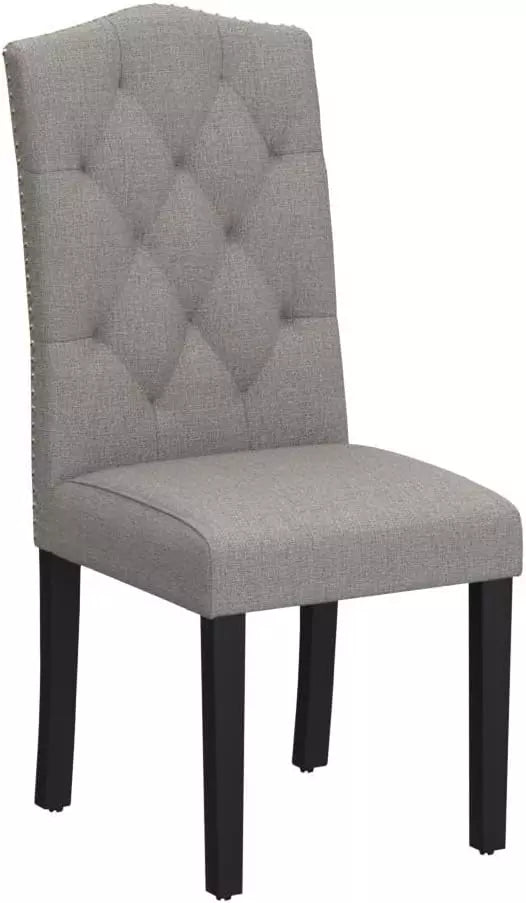 Giantex Dining Chairs Set of 2, for Kitchen and Dining Room, Grey