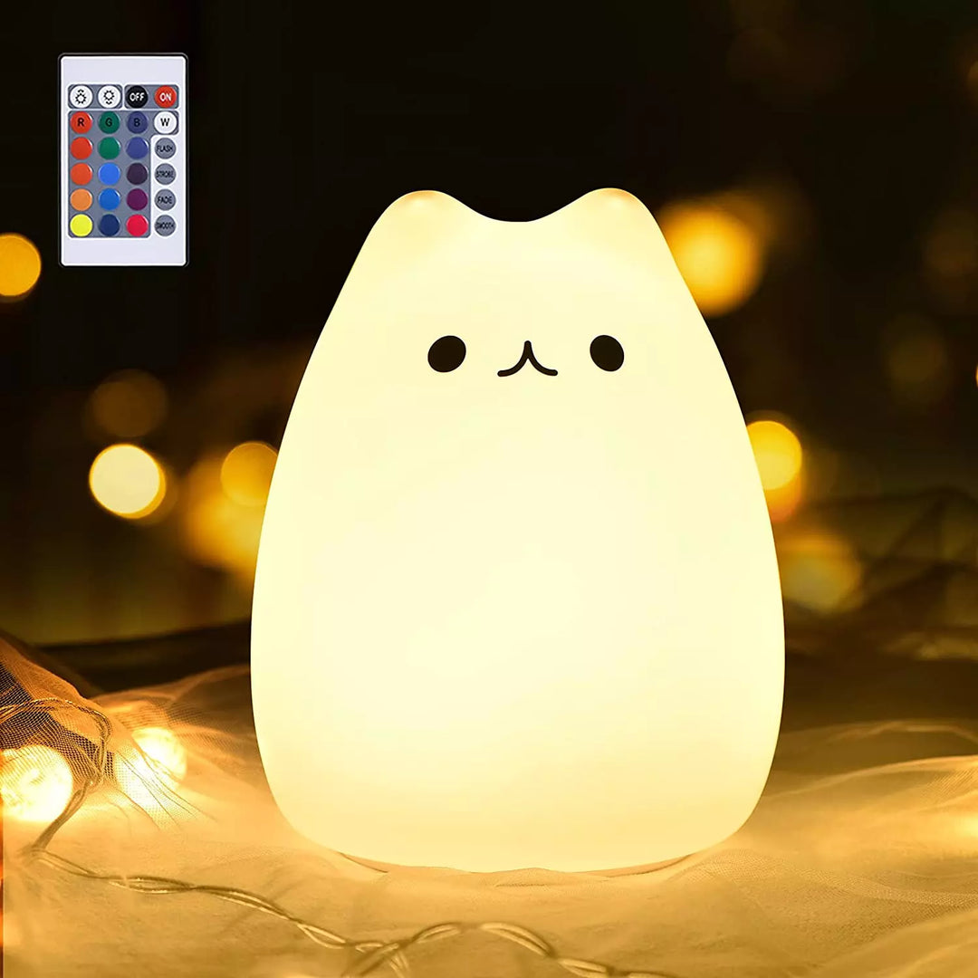 GoLine Cat Lamp with Remote Control, A Perfect Gift for Teens and Kids