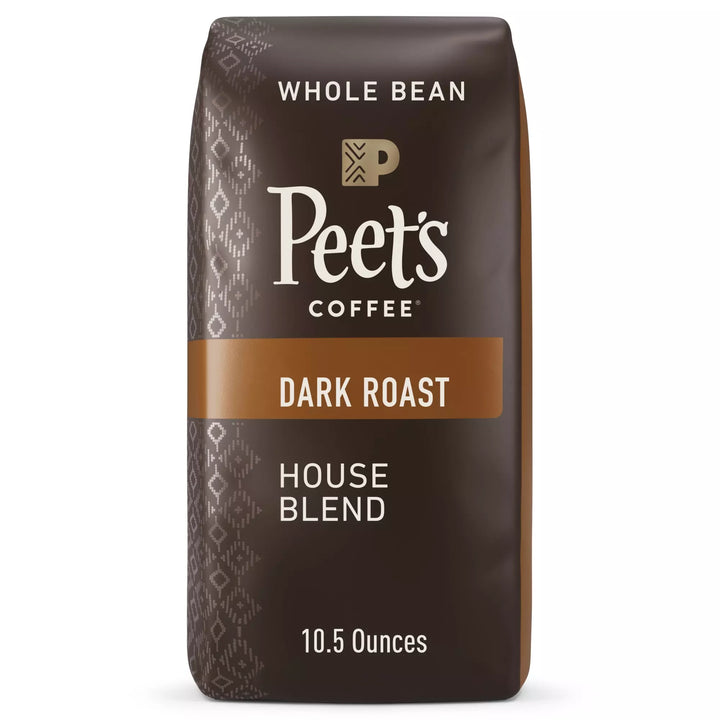 Peet's Coffee House Blend Whole Bean Coffee, Premium Dark Roast