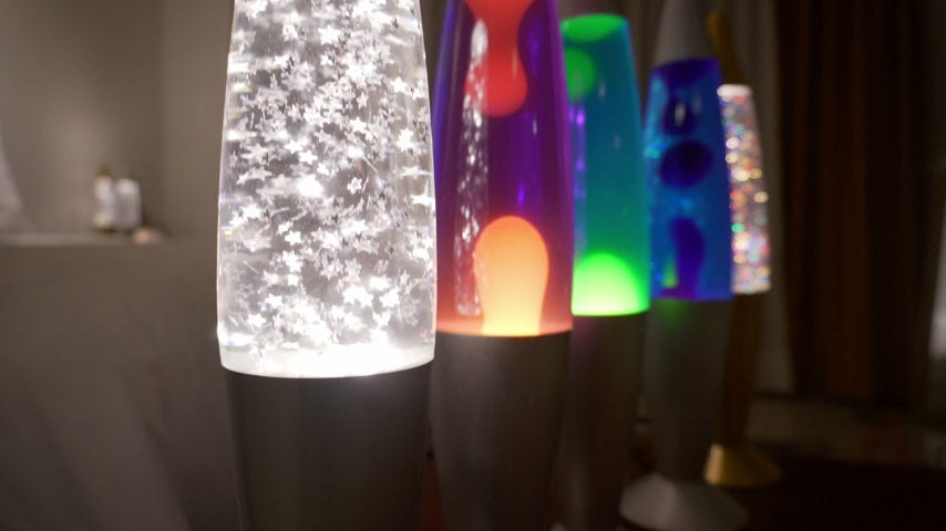 Jambo 16" Rainbow Glitter Lamp, Beautiful Liquid Lamp, Perfect Holiday Gift