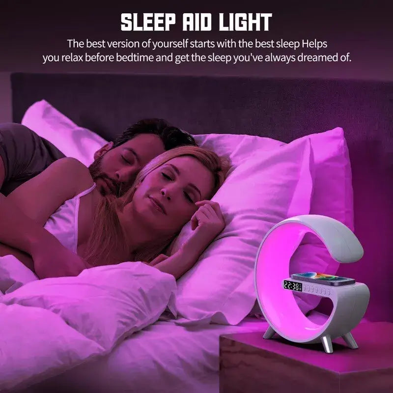 Rechargeable Bedside Night Light with Bluetooth Speaker