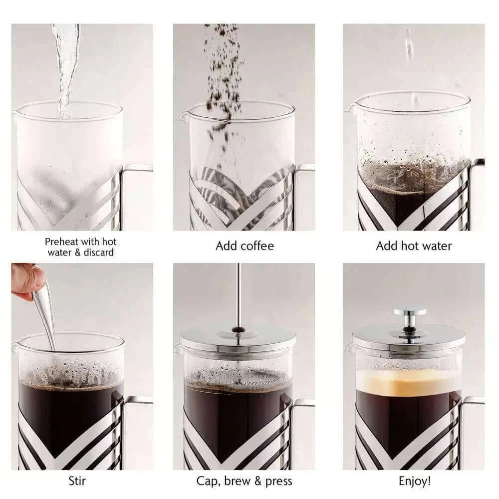 Stainless Steel French Press Coffee Maker